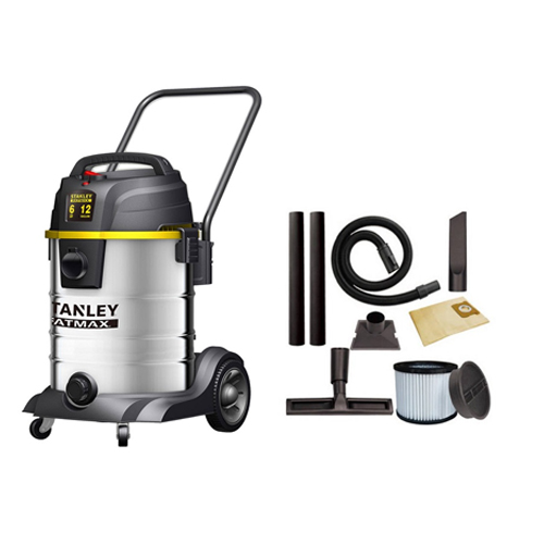 Máy hút bụi 3 chức năng – Khô/Ướt/Thổi – Hiệu Stanley USA – SL19501-12B – motor 2 tầng