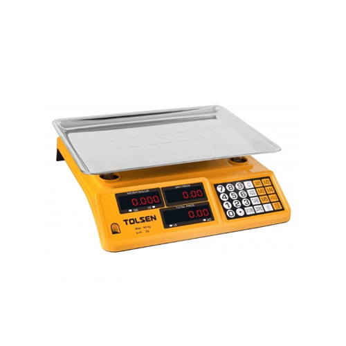 TOLSEN 35200 – CÂN ĐIỆN TỬ TÍNH TIỀN 40KG/88LB