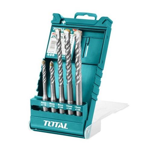 Bộ 5 mũi khoan bê tông đuôi gài TOTAL TAC190501
