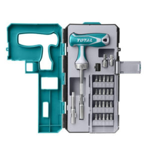 Bộ 25 tua vít chữ T TOTAL TACSD30256