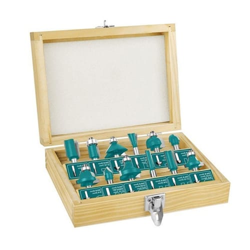 Bộ 12 mũi phay gỗ (12mm) TOTAL TACSR2121