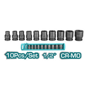 Bộ 10 đầu tuýp Impact DR 1/2 inch TOTAL THISTD12101