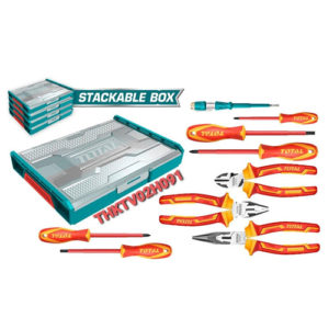 Bộ 9 công cụ cầm tay cách điện TOTAL THKTV02H091