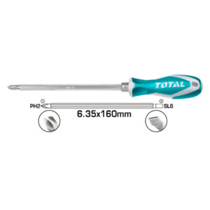 Bộ tua vít 2 đầu TOTAL THT250206