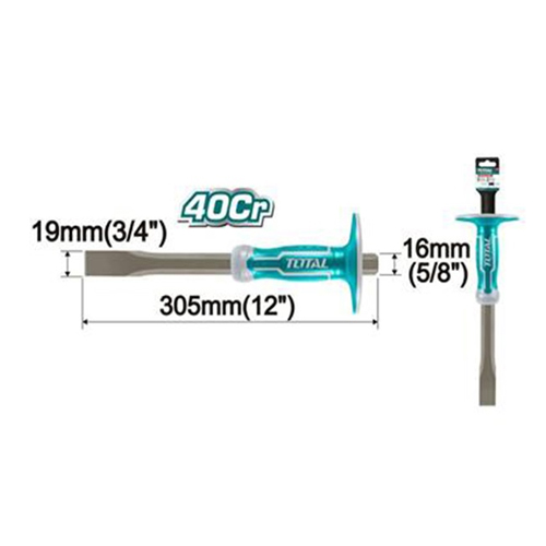 Đục sắt dẹp TOTAL THT4411216