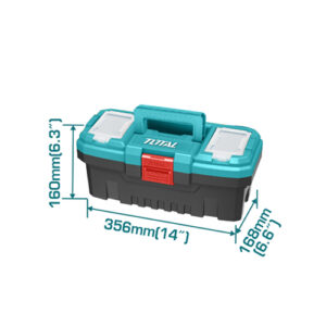Hộp nhựa đựng công cụ 14 inch khóa nhựa TOTAL TPBX0141