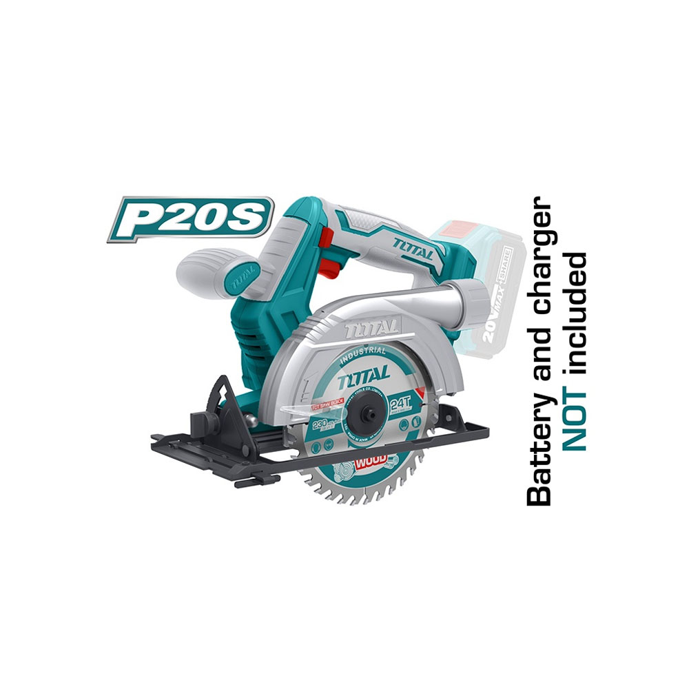 Máy cưa đĩa tròn dùng pin
Lithium 20V TOTAL TSLI1651