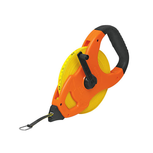 Thước dây sợi thủy tinh 100m, có tay cầm Hộp khuôn đúc nhựa ABS chống va chạm 12645 TFC-100ME