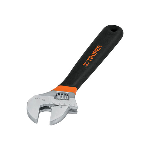 Mỏ lết 10in/250mm cán đen TRUPER 15511 PET-10X