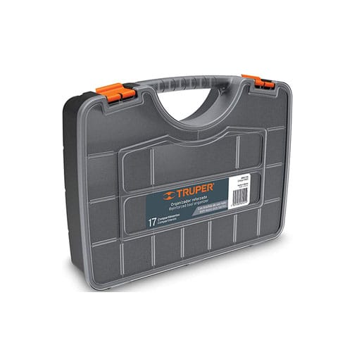 Hộp đựng đồ nghề nhỏ nhiều ngăn 17in – (43 x 9 x 32cm) TRUPER 19939 ORG-17X