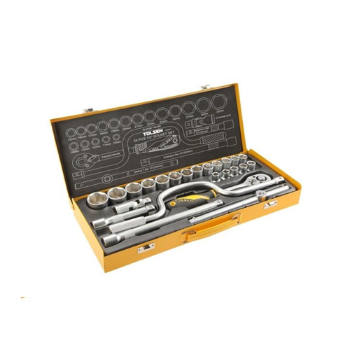 TOLSEN 15141 – BỘ TÍP 1/2” 24 MÓN •