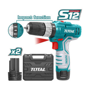 Máy khoan búa dùng pin Lithium S12 TOTAL TIDLI1232