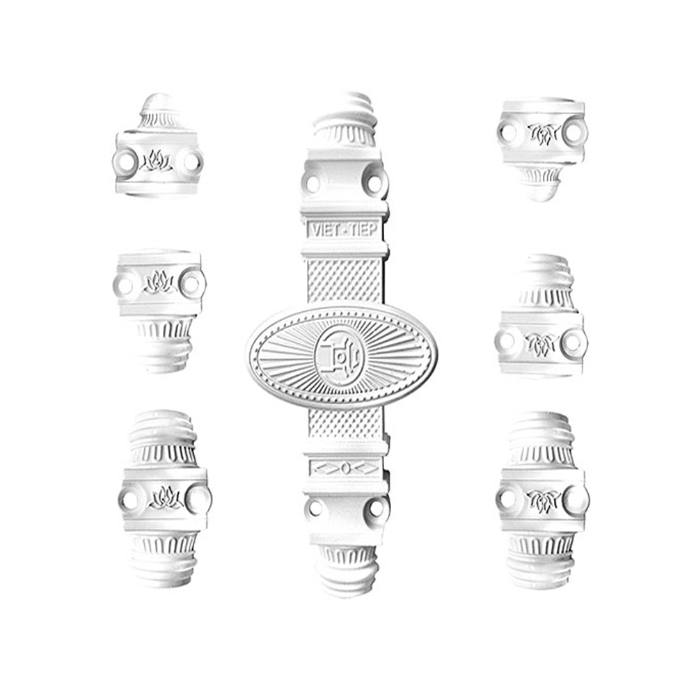 Clemon (Hợp kim, chưa gồm thanh) Việt Tiệp CS 09891 
 (Trắng sứ)