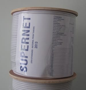 Cáp Đồng trục TV Suppernet (cuộn 305m)
NKI: 23334