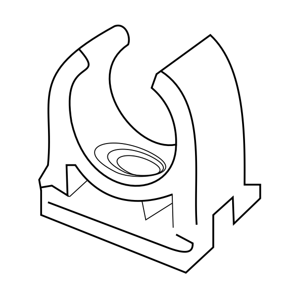 Kẹp đỡ ống 16mm (all)