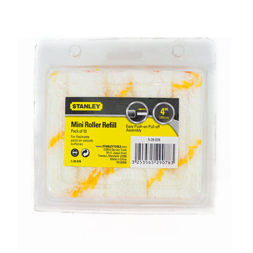 Lăn sơn 4″/100mm (bộ 10c) Stanley 5-29-078