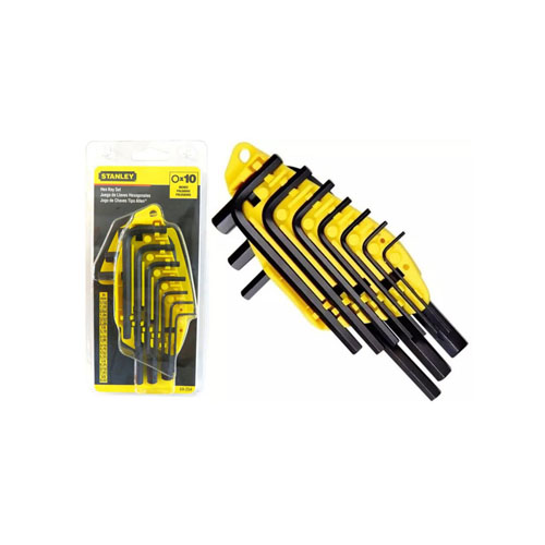 Lục giác gập hệ inch bộ 10pc Stanley 69-254