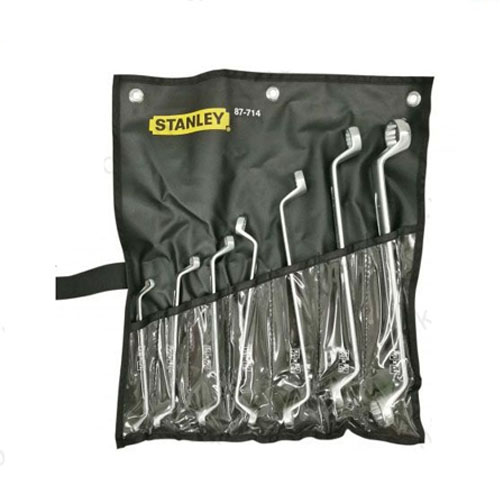 Cờ lê 2 đầu vòng 75° INCH 7 chi tiết Stanley 87-714