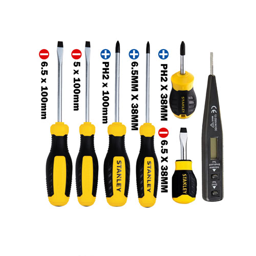 Tua vít bộ 6pc Stanley STMT66679