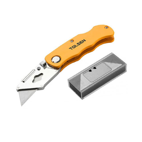 TOLSEN 30007 – DAO RỌC GiẤY LƯỠI LIỀN ( KÈM 5 LƯỠI )