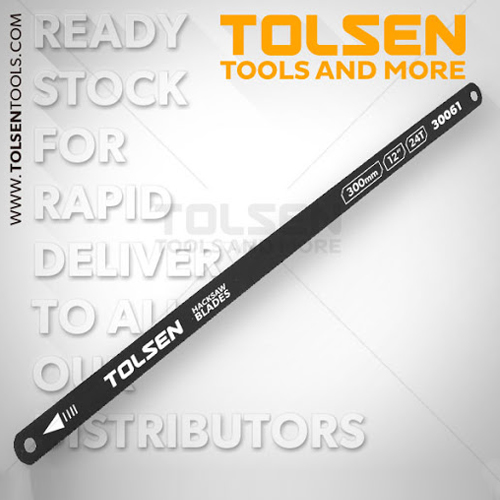 TOLSEN 30061 – LƯỠI CƯA ĐEN 300mm ( X 10 LƯỠI) •