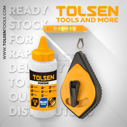 TOLSEN 42013 – CUỘN DÂY PHẤN 30M CÓ THƯỚC THỦY