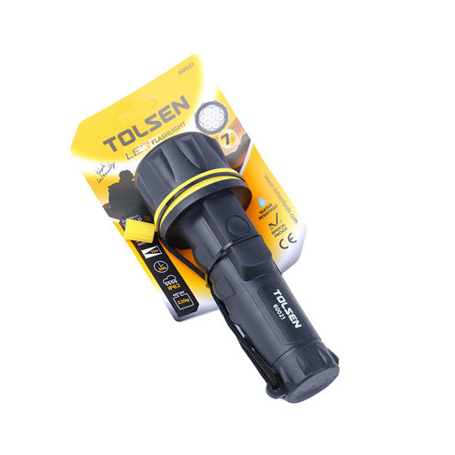 TOLSEN 60021 – ĐÈN PIN CÁN BỌC NHỰA 7 LED DÙNG PIN