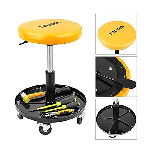 TOLSEN 65495 – GHẾ HƠI LÀM VIỆC 300KG PHẠM VI NÂNG 120MM