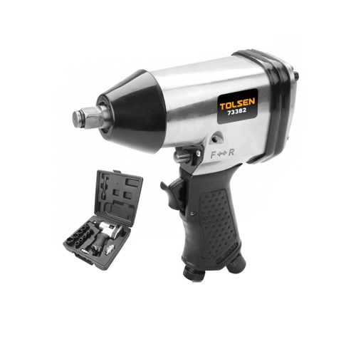 TOLSEN 73382 – BỘ 17 MÓN SÚNG HƠI MỞ BU LÔNG 1/2”