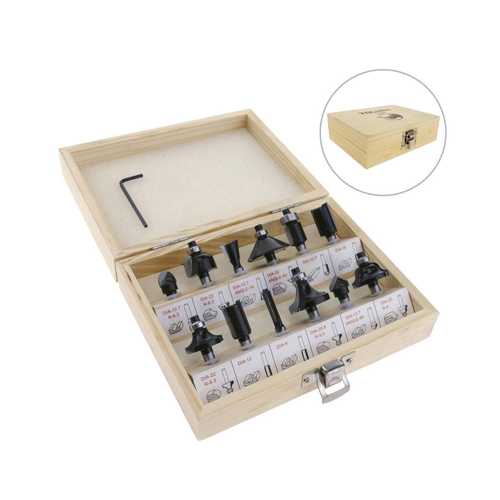 TOLSEN 75680 – BỘ 12 MŨI ĐÁNH PHAY ROUTER