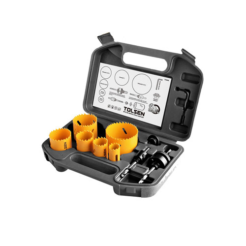 TOLSEN 75860 – BỘ MŨI KHOET SẮT 9 MÓN