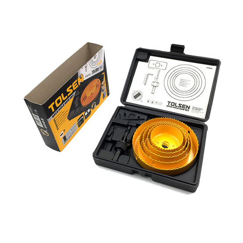 TOLSEN 75866 – BỘ 8 VÒNG KHOÉT LỖ LỚN