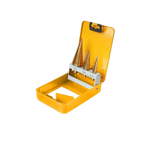 TOLSEN 75878 – BỘ 3 MŨI KHOAN BƯỚC TITANIUM HSS