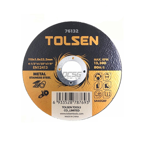 TOLSEN 76101 – ĐĨA CẮT SẮT & INOX 105×1.2x16mm •