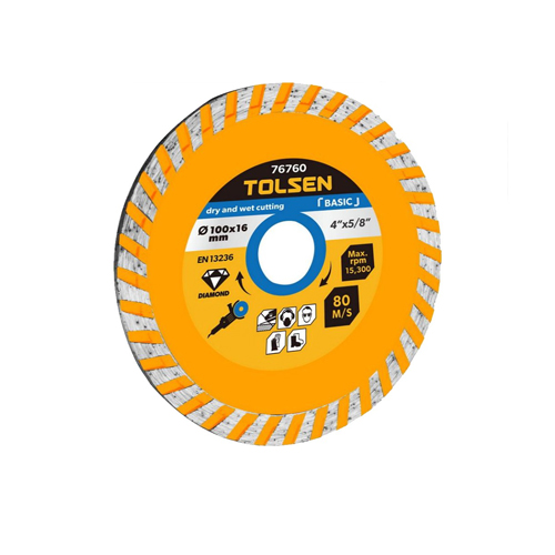 TOLSEN 76750 – ĐĨA CẮT KIM CƯƠNG SIÊU MỎNG (CÔNG NGHIỆP) 105MM