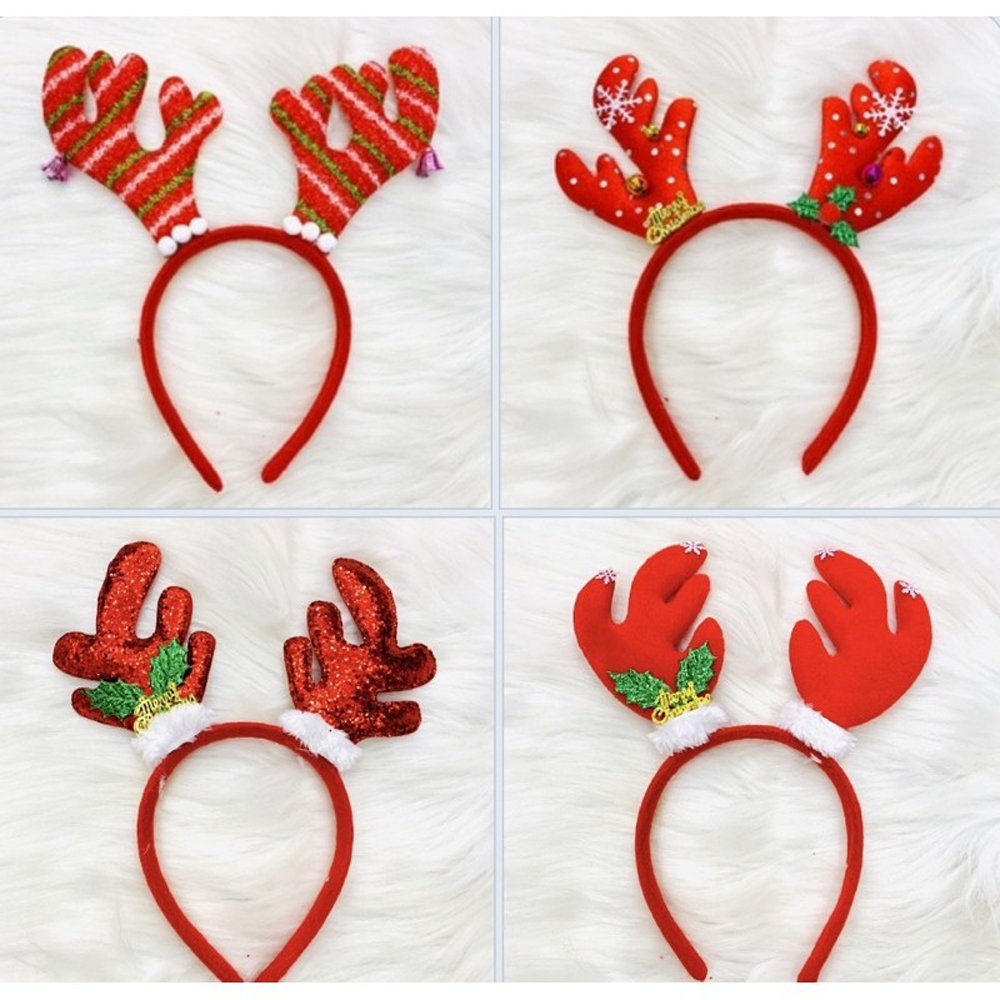Băng đô cài tóc Noel hình sừng Tuần Lộc