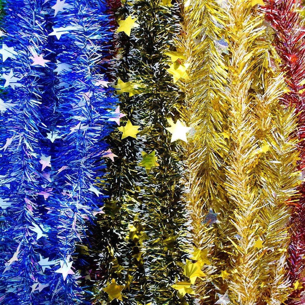 Dây kim tuyến trang trí Noel 2