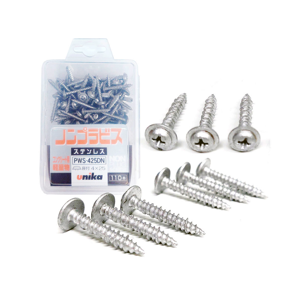 Vít Inox đầu nón vành UNIKA 4.0x25mm (110cái/hộp)