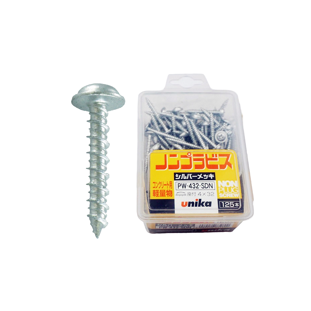 Vít thép nón vành UNIKA 4.0x25mm (150cái/hộp)