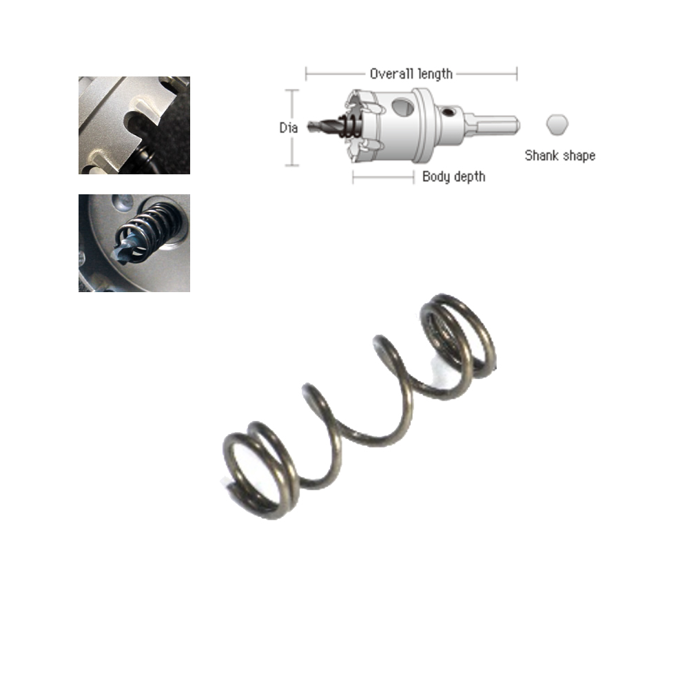 Lò xo đẩy cho mũi khoét MCTR UNIKA (Ejector Spring)
MCS KS-No.1 – Kích thước mũi: 14-19