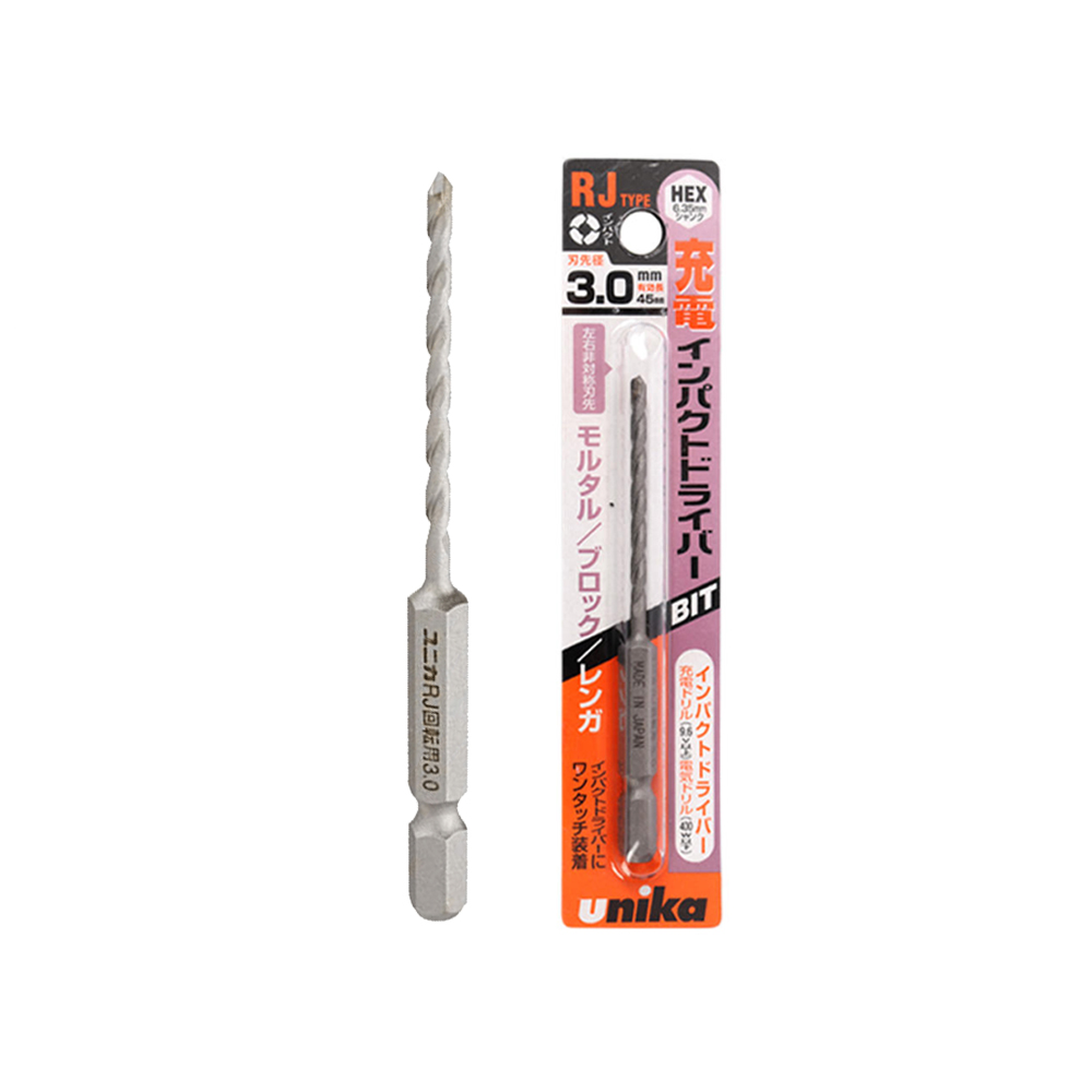 Mũi khoan UNIKA RJ Type đuôi lục giác 10.0 mm RJ10.0x135